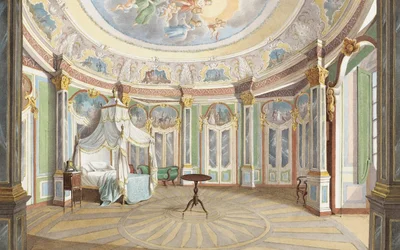 Bedroom of King Pedro IV of Portugal (Emperor Dom Pedro I of Brazil), Palace of Queluz